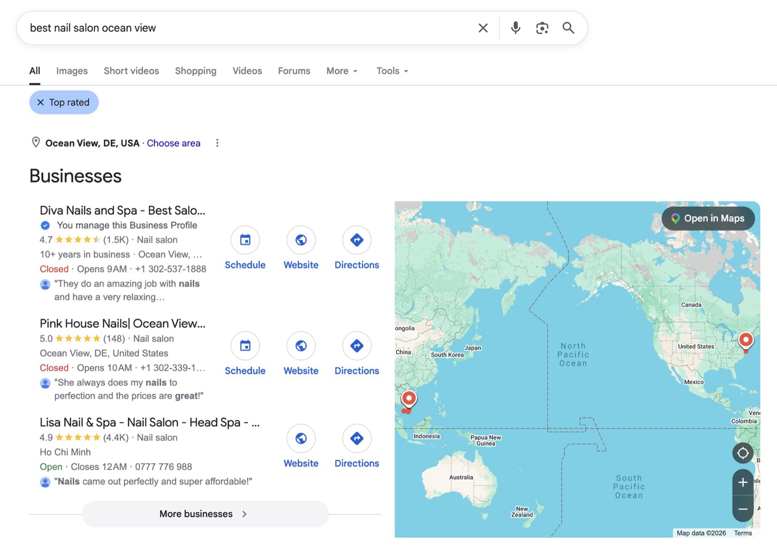 Google Search · Hạng #1