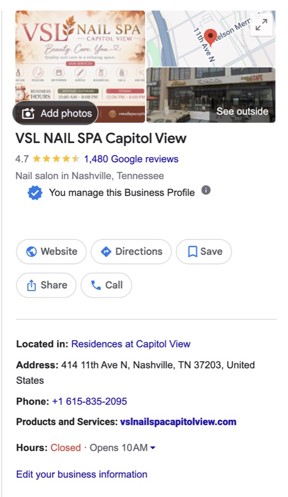 Hồ sơ Google Business
